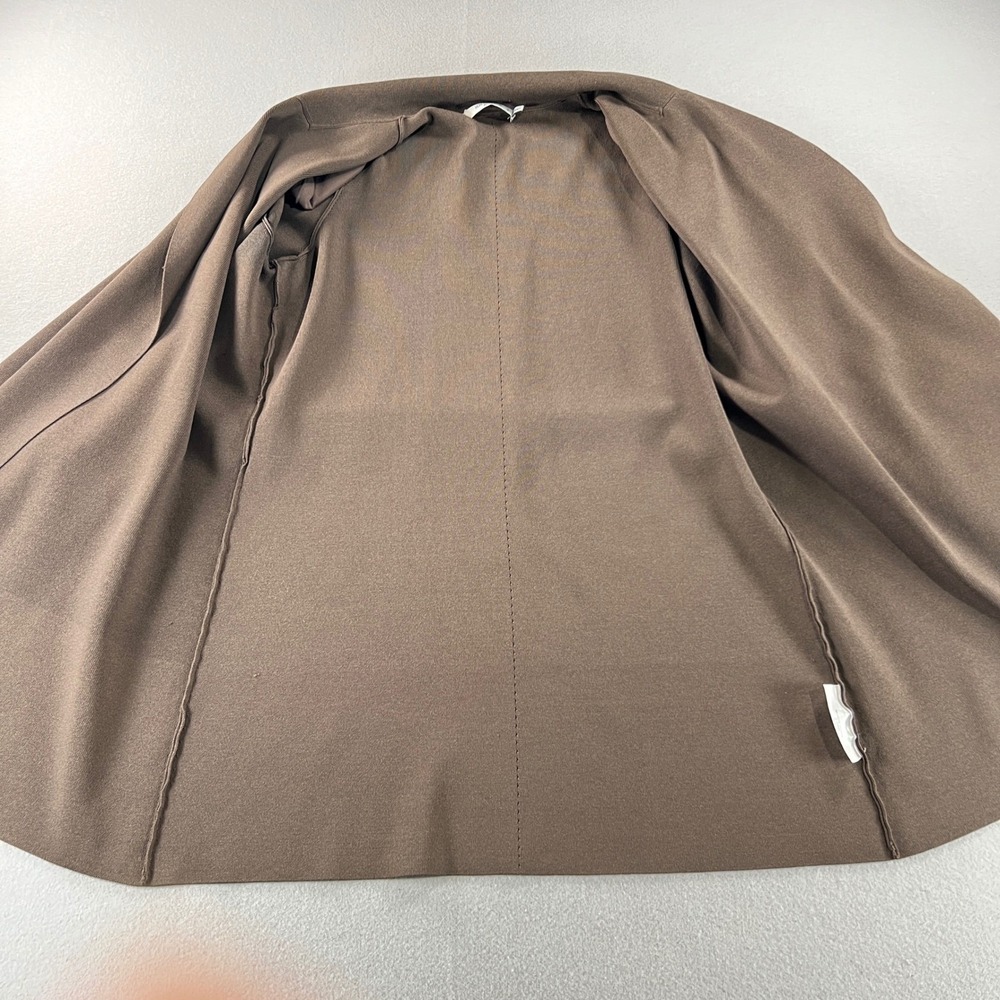 M.M.LaFleur Merritt Jardigan Women XL Ash Brown Knit Wrap Jacket Cardigan Blazer - Picture 10 of 12